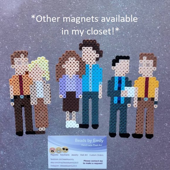The Office Magnet - Dwight & Angela - Handmade - Schrute Farms - Picture 2 of 2